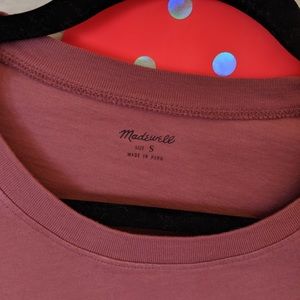 Madewell Tops - Madewell knot front tee berry pink red Small Madewell Tops - Madewell knot front tee berry pink red Small